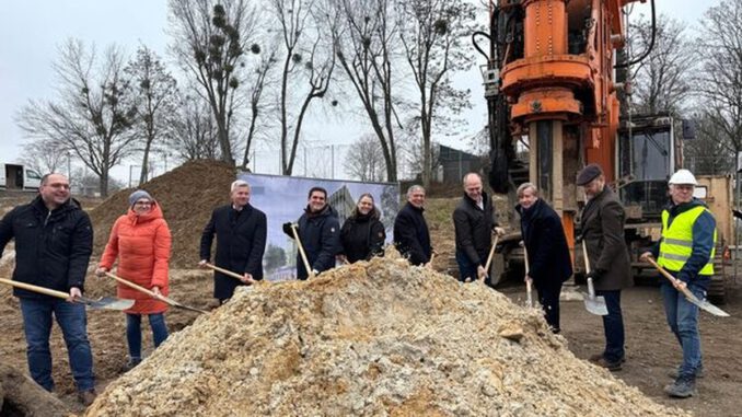 Neue Grundschule an der Wettinerstraße: Baustart für vierzügigen Neubau mit Zweifeldhalle