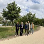 Neuer Fuß und Radweg verbindet Helling Höfe mit Rheinpromenade in Kastel